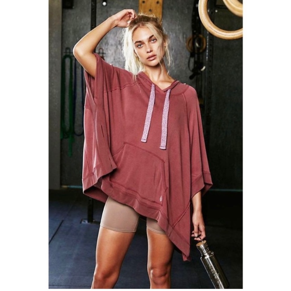 Free People Squared Up Poncho XS